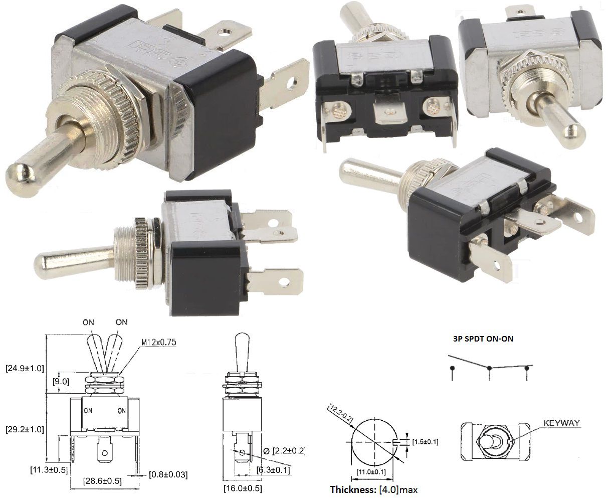 Interruptor de palanca 20A